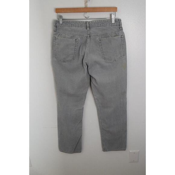 Trumaker Corduroy Pants 33 X 30 Gray 14 Wale Corduroy 100% Cotton Mens - Picture 2 of 4